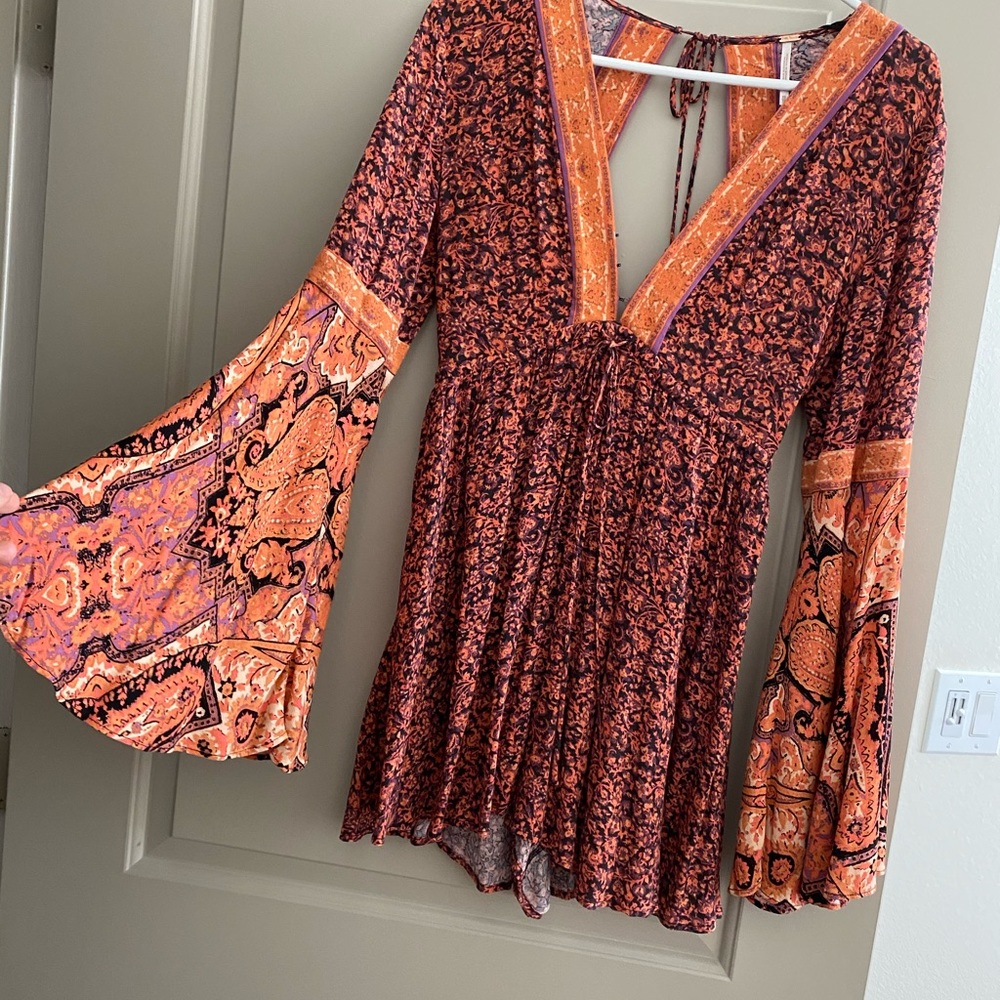 Free People Bell-sleeve Romper